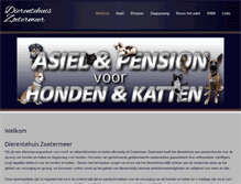 Tablet Screenshot of dierentehuiszoetermeer.nl